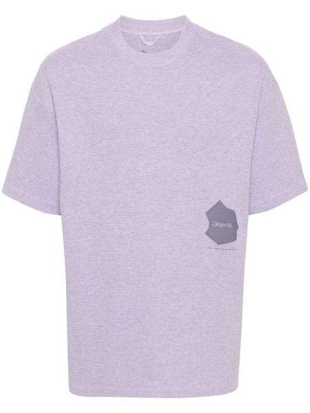  Objects Iv Life Waffle Logo-print Cotton T-shirt - Purple 