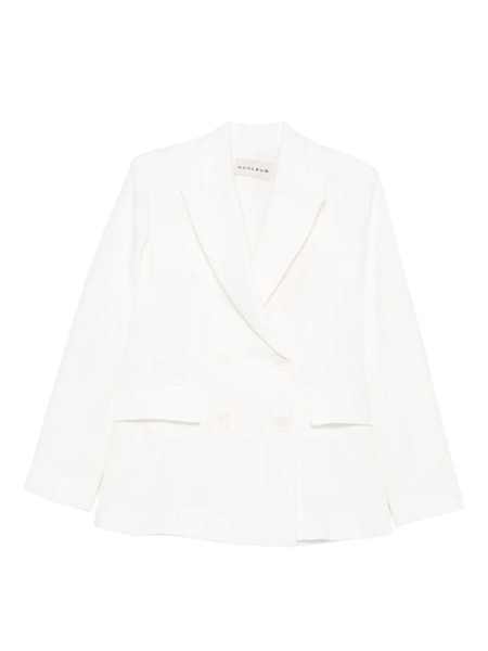  Occleus Wilma Linen Blazer - White 