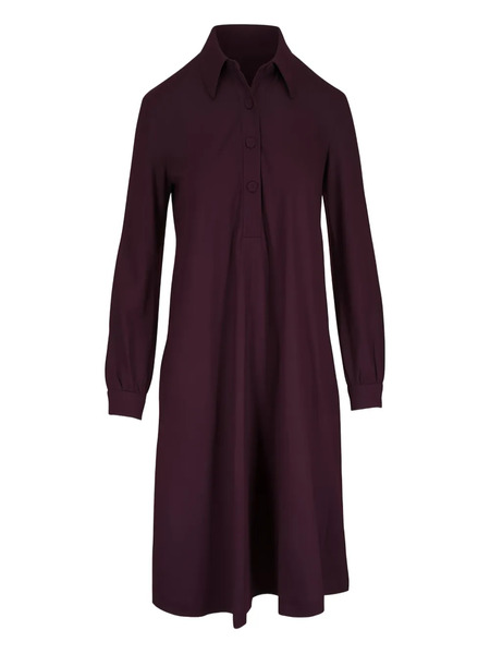  Odeeh Button-front Midi Dress - Purple 