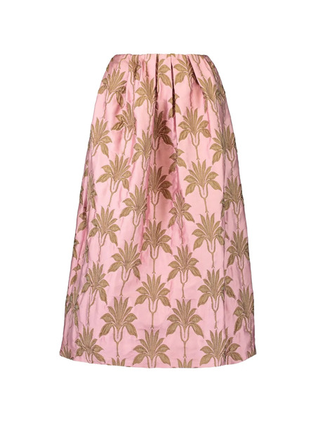  Odeeh Floral Midi Skirt - Pink 