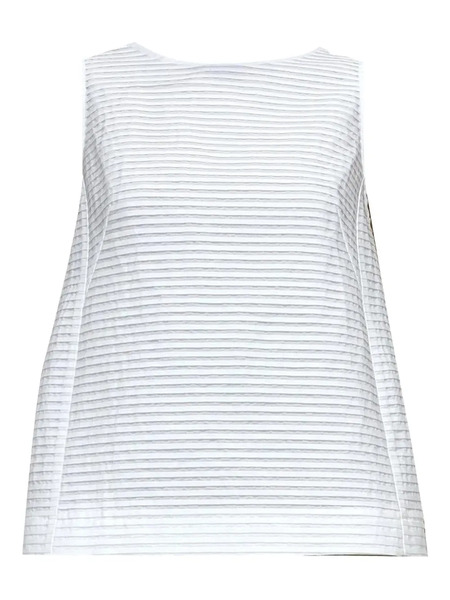  Odeeh Striped Sleeveless Top - White 