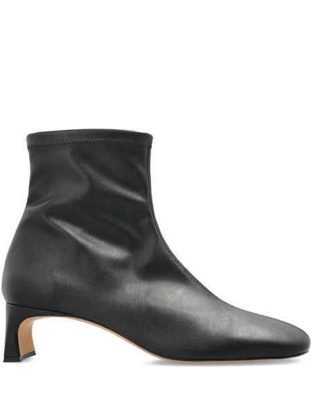  Odissì 50mm Francoise Square-toe Ankle Boots - Black 