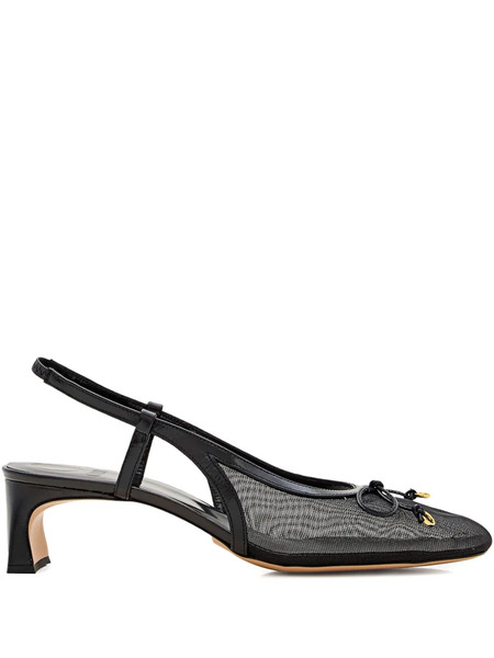  Odissì Slingback Mesh Pumps - Black 