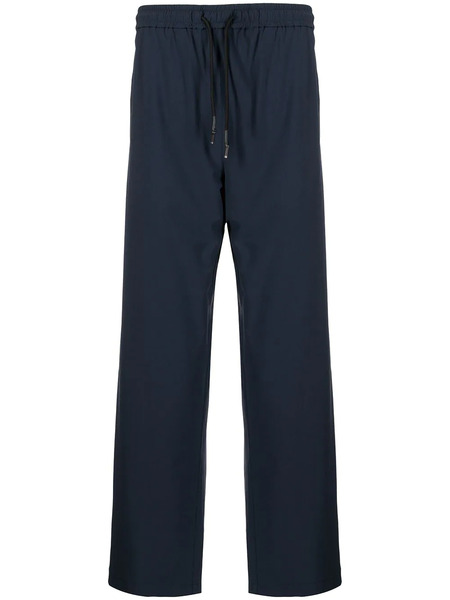  Off Duty Embroidered-logo Drawstring-waist Track Trousers - Blue 