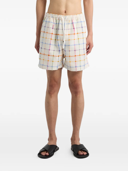  Off Duty Kid Plaid Shorts - Neutrals 