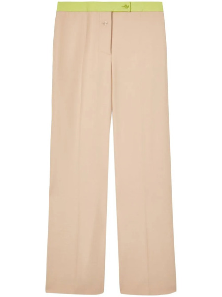  Off-white Active Straight-leg Tailored Trousers - Neutrals 