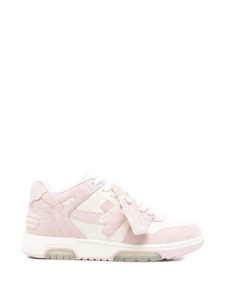  Off-white Arrow Suede Sneakers - Pink 
