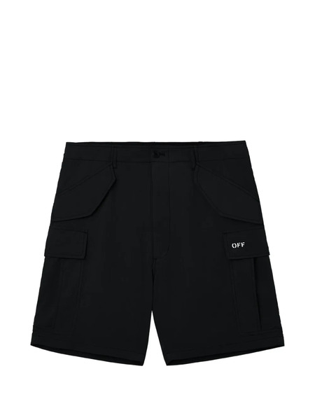 Off-white Cargo-pocket Shorts - Black 