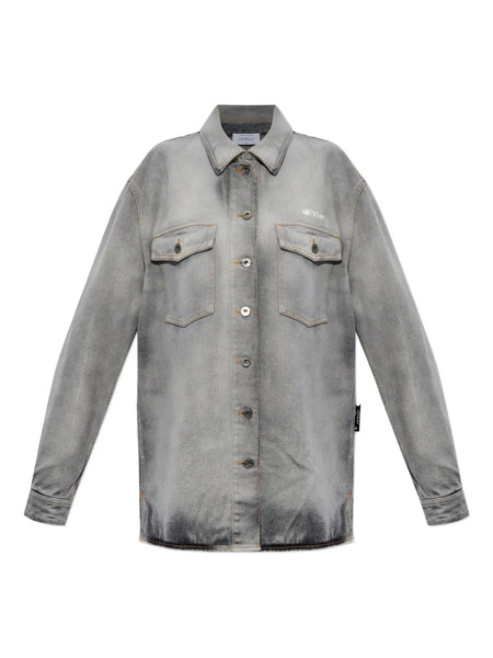 Off-white C/o Virgil Abloh Denim Shirt - Grey 
