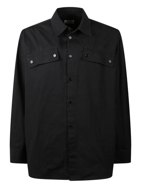  Off-white Cotton Shirt - Black 