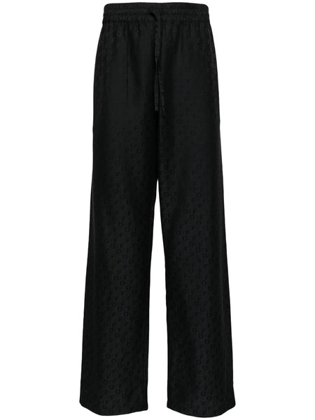  Off-white Cotton-silk Trouser - Black 