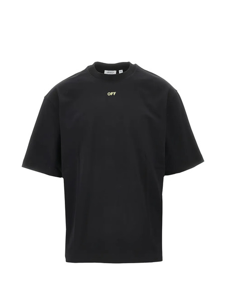  Off-white Cotton T-shirt - Black 