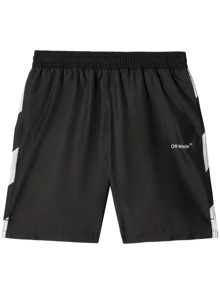  Off-white Diag Surfer Swimshorts - Black 
