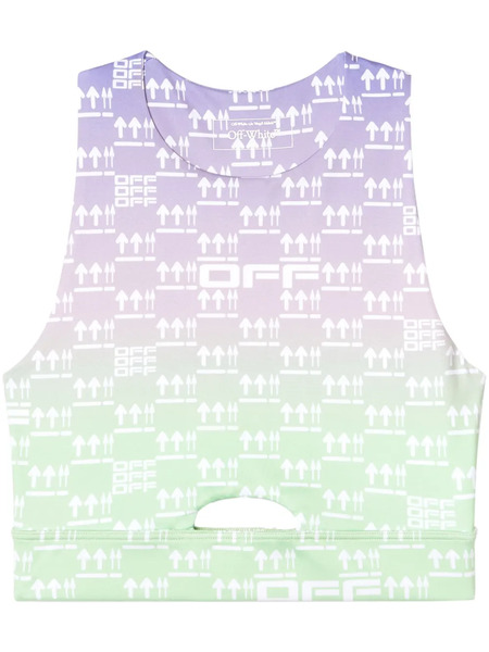  Off-white Double Arrows Sports Bra - Purple 