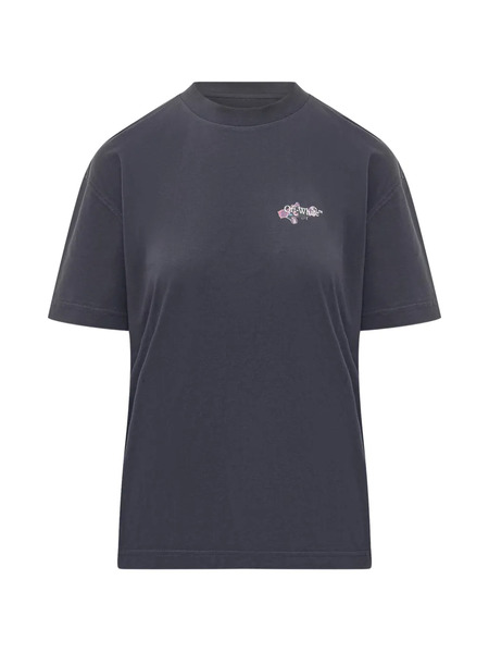  Off-white Driped Watercolour T-shirt - Grey 