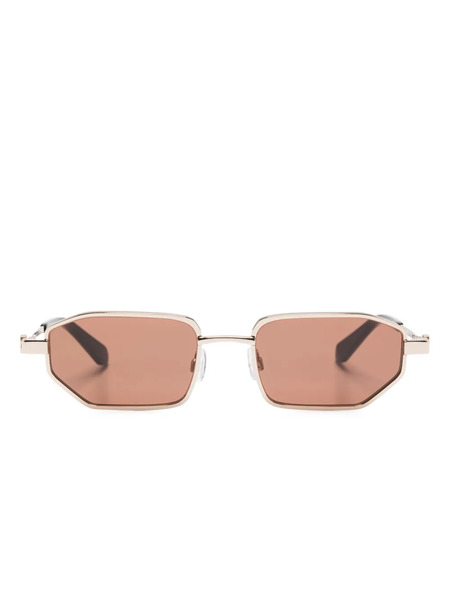  Off-white Eyewear Arrows-motif Sunglasses - Gold 