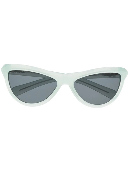  Off-white Eyewear Atlanta Cat-eye Frame Sunglasses - Green 