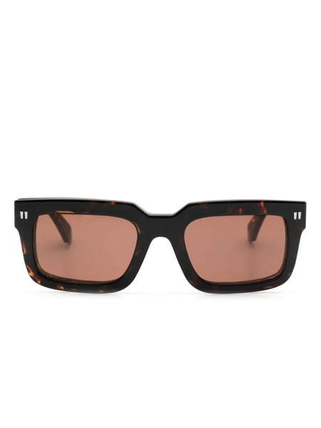  Off-white Eyewear Clip On2 Sunglasses - Brown 