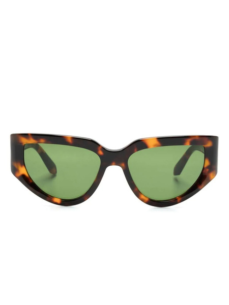  Off-white Eyewear Seward Cat-eye Frame Sunglasses - Brown 