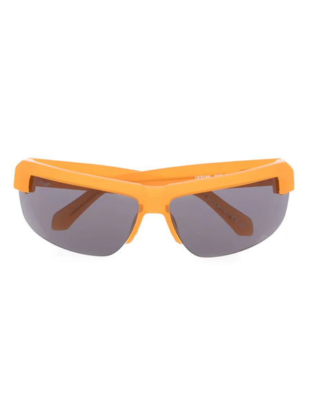  Off-white Eyewear Toledo Rectangle-frame Sunglasses - Orange 