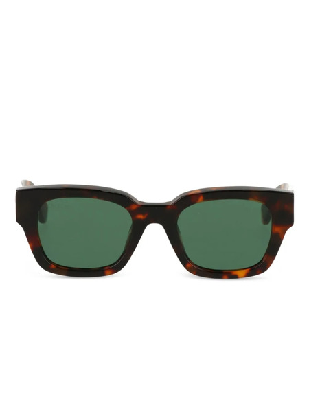  Off-white Eyewear Tortoiseshell Round-frame Sunglasses - Brown 