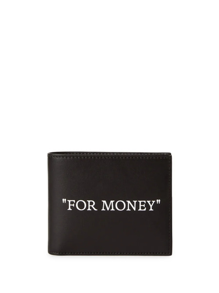  Off-white for Money Bi-fold Wallet - Black 