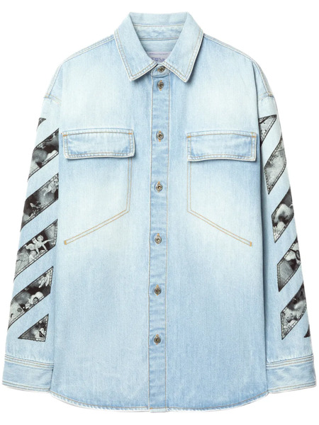  Off-white Fresco Denim Shirt - Blue 
