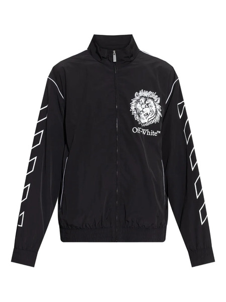  Off-white Graffic-print Jacket - Black 
