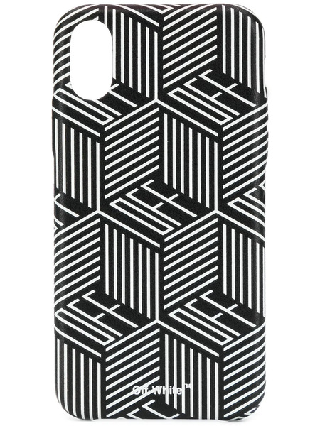  Off-white Graphic Logo Printed Iphone X Case - Black 