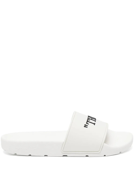  Off-white Graphic-print Flip Flops 