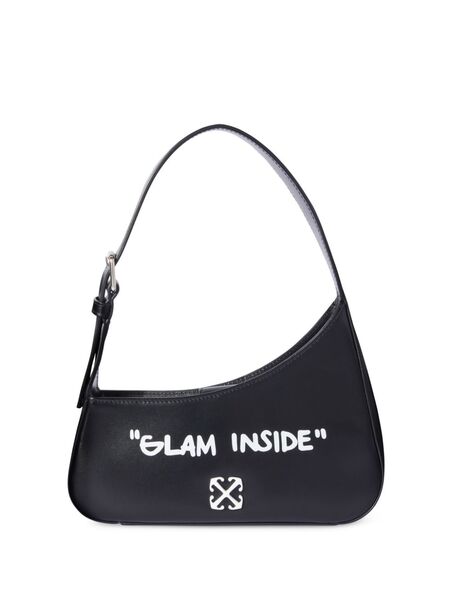  Off-white Jitney Quote Shoulder Bag - Black 