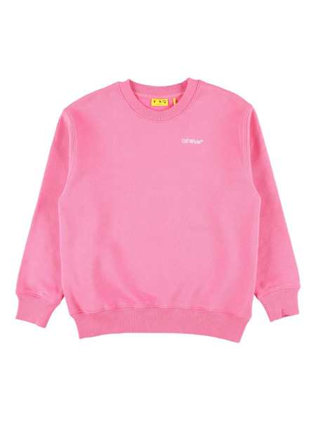  Off-white Kids Arrow Logo Sweatshirt - Pink 