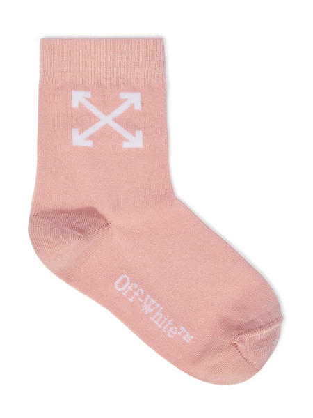  Off-white Kids Arrow Socks - Pink 