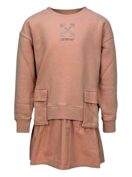  Off-white Kids Arrows-motif Dress - Pink 