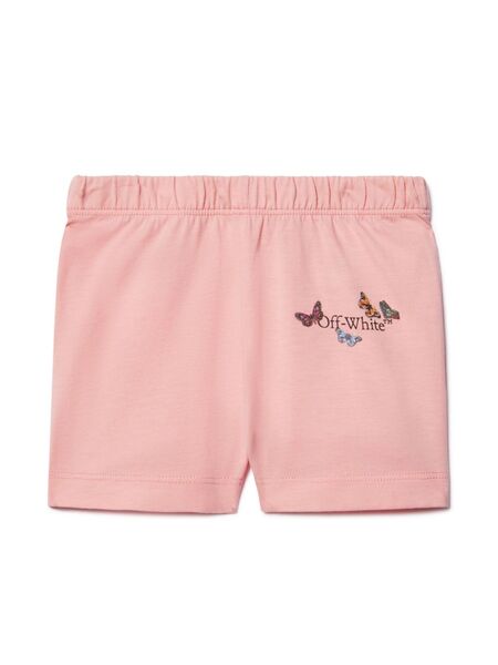  Off-white Kids Butterfly Shorts - Pink 