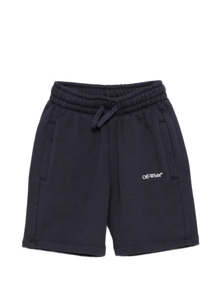  Off-white Kids Drawstring Shorts - Blue 