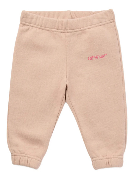  Off-white Kids Embroidered Trousers - Neutrals 