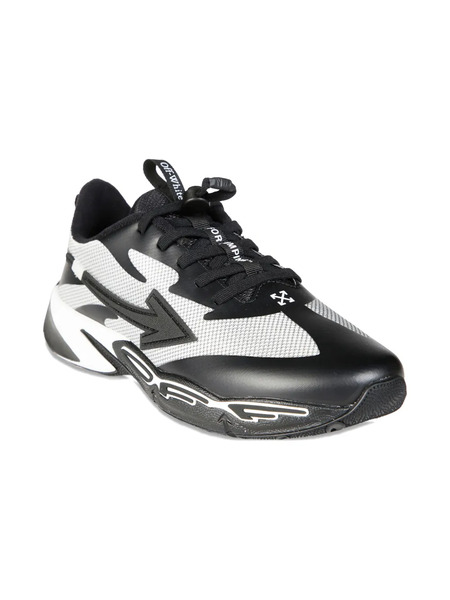 Off-white Kids For Jumping Arrow Sneakers - Black 