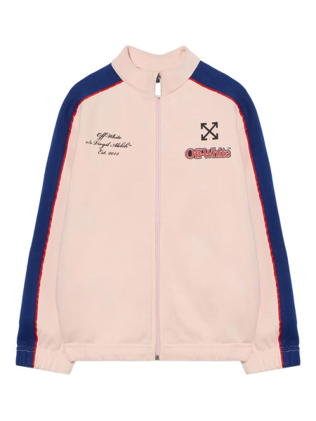  Off-white Kids Logo-detail Sweatshirt - Pink 