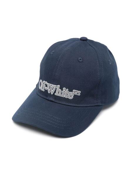  Off-white Kids Logo-print Baseball Cap - Blue 