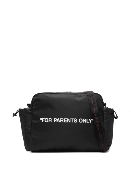  Off-white Kids Logo-print Changing Bag - Black 