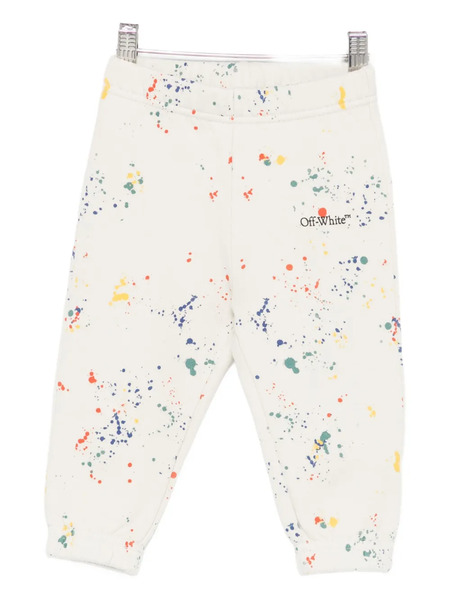  Off-white Kids Paint-splatter Trousers 