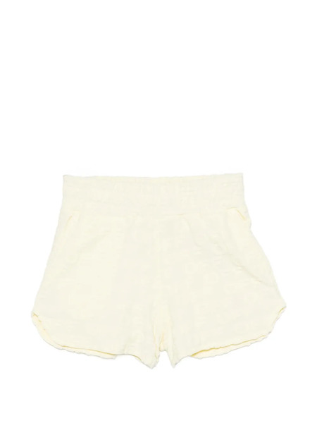  Off-white Kids Pattern Shorts - Yellow 
