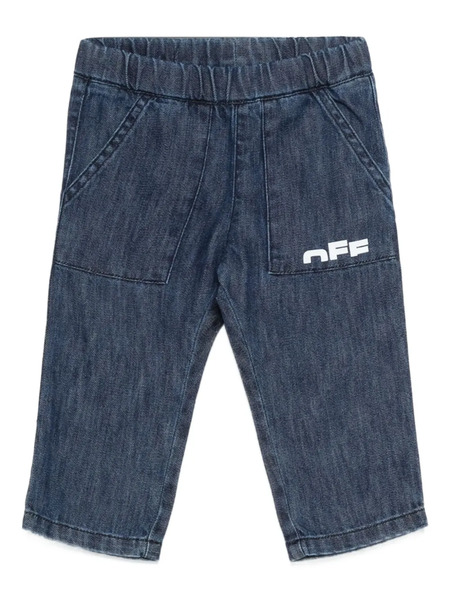  Off-white Kids Straight-leg Jeans - Blue 