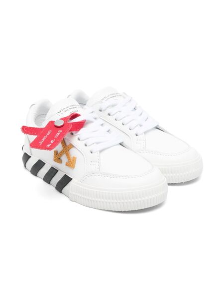  Off-white Kids Vulcanised-leather Sneakers 