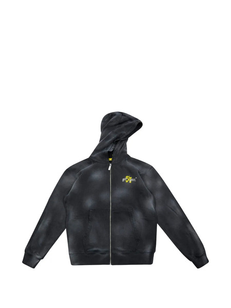 Off-white Kids Zip-up Hoodie - Grey 