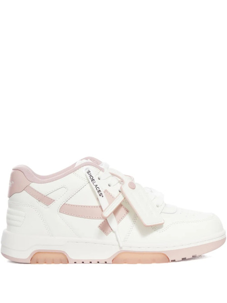  Off-white Lace-up Panelled Leather Sneakers 