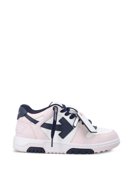  Off-white Leather Sneakers - Pink 