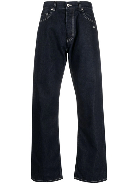  Off-white Logo-embroidered Skate Jeans - Blue 