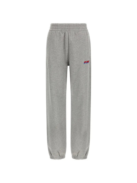 Off-white Logo-embroidery Track Pants - Grey 